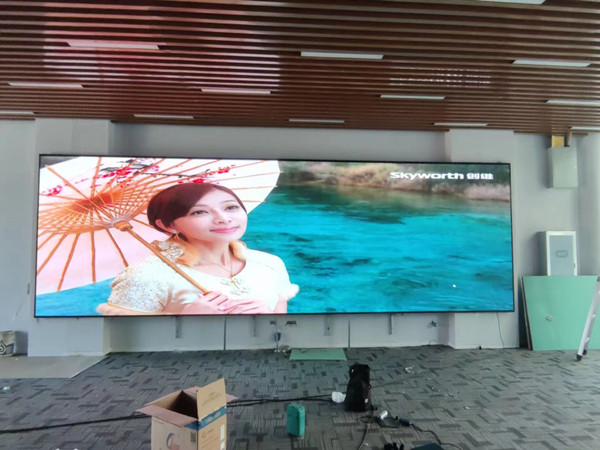 枞阳P1.53led小间距屏安装案例